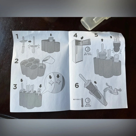 Zoey Space Pops Ice Pop Molds 5 Unique Rocket Molds 1 Astronaut Mold Sti… - Picture 8 of 10